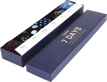 Happy Socks - Maat 41-46 - 7 Days giftbox, Verzenden, Nieuw