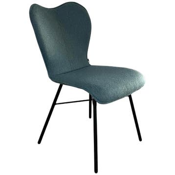 Bert Plantagie Set Van 4 Eetkamerstoelen Aiko Four -, Ophalen of Verzenden, Zo goed als nieuw, Grijs, Vier