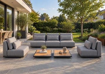 Suns Kota loungeset light anthracite SALE |, Ophalen of Verzenden, Nieuw