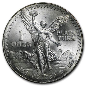 Mexican Libertad 1 oz 1988 (1.500.500 oplage), Verzenden, Zuid-Amerika, Losse munt, Zilver