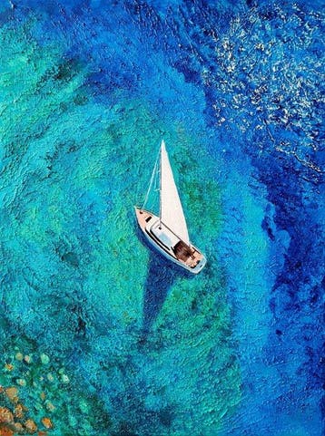 Jasmin Navoyan - TURQUOISE DREAMS / Sailboat series (No. 51)