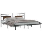 vidaXL Bedframe zonder matras bewerkt hout bruin eikenkleur, Bruin, Verzenden, Hout, Nieuw