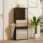 Schoenenkast - Schoenenrek - 121,5x50x23 cm - Zwart - UEV, Verzenden, Zo goed als nieuw