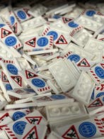 Lego Onderdelen - City - Tiles 2x4 Wegwerkzaamheden, Nieuw