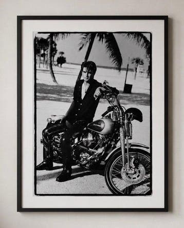 Andre de Plessel - Andre de Plessel portrait, motorbike,