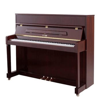Petrof P 118 M1 PM messing piano, Nieuw, Bruin, Piano