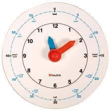 Klokje rond  hout Heutink 12 uur incl minutenaanduiding, Verzenden, Nieuw