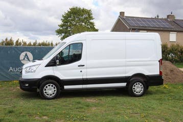 Veiling: Bestelwagen Ford Transit Diesel 130pk 2021, Gebruikt, Wit, Ford, BTW verrekenbaar