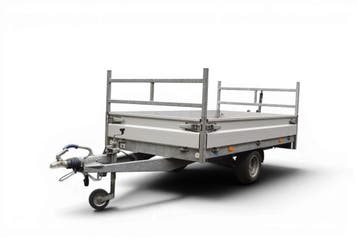 Hapert Plateauwagen 1350kg Plateauwagen, Ophalen of Verzenden, Gebruikt