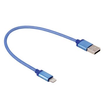 Oplader en Data USB Kabel voor iPhone - iPad 20cm, Verzenden, Nieuw, Snoer of kabel, Apple iPhone