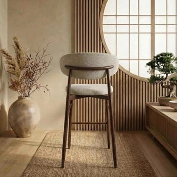 Gigi Barstoel | Hoog & Laag | Japandi - 75 cm | Het Anker, Ophalen of Verzenden, Nieuw