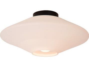 Lucide TREVOR - Plafonnière - Ø 42 cm - 1xE27 - Opaal, Verzenden, Nieuw