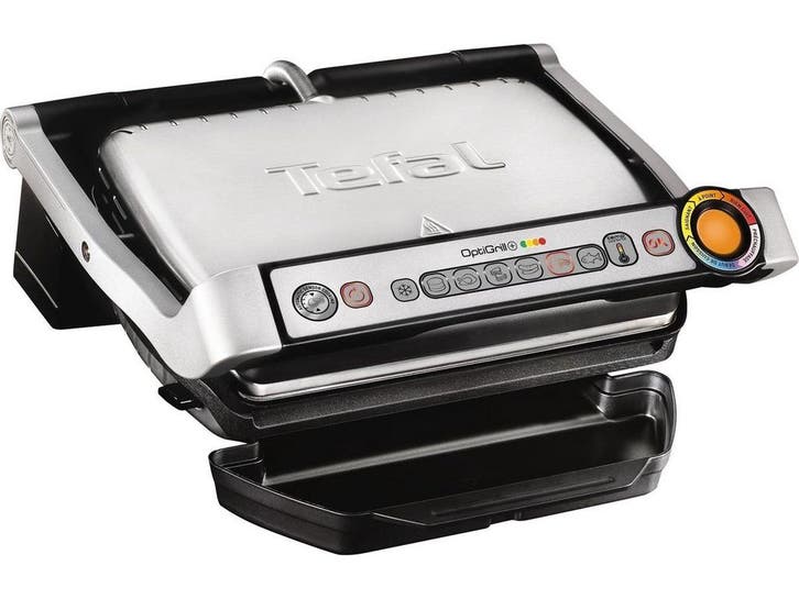 Tefal OptiGrill+ GC712D - Contactgrill - 6 kookprogrammas -, Witgoed en Apparatuur, Contactgrills, Nieuw, Verzenden
