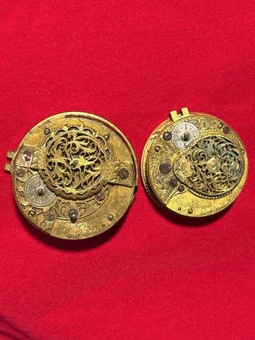 zakhorloge (2) - Antiek Koper - 1750-1800 - John Lamb,