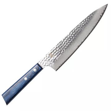 Yaxell BLUE BREEZE – Koksmes 20 cm – MOVAX Staal – Bla, Ophalen of Verzenden, Nieuw, Rvs of Chroom, Los bestek