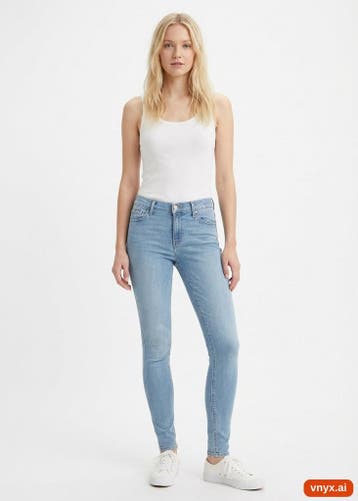 Levis Jeans Dames maat WW23 / L32 Lichtblauw Vintage, Ophalen of Verzenden, Nieuw