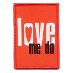 The Beatles - Love Me Do - patch officiële merchandise, Ophalen of Verzenden, Nieuw, Kleding