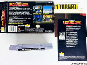 Super Nintendo / Snes - Super Battletank - War In The Gulf +, Verzenden, Gebruikt