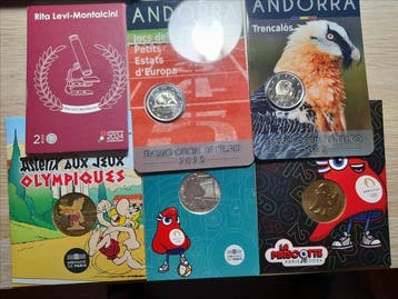 Europa. 2 Euro / 10 Euro / Medal 2023/2025 (6 Items) (Zonder