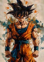 Boriani - Goku - oil limited edition 5/25, Nieuw