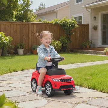 Land Rover Licentie Loopauto Rood voor Kinderen 18-36 Maande, Verzenden, Nieuw