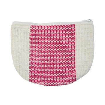 Tasje Waffle roze 15x20cm, Verzenden, Nieuw