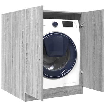 vidaXL Wasmachinekast 71x71,5x91,5 cm grijs sonoma, Witgoed en Apparatuur, Wasmachines, Verzenden, Nieuw