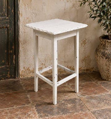 Plantentafel - Hout - Antieke Plantentafel