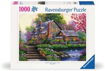 Romantische cottage Puzzel (1000 stukjes) | Ravensburger -, Verzenden, Nieuw