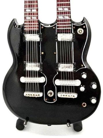 Miniatuur replica Gibson SG gitaar - Slash - Guns N Roses, Verzenden, Nieuw, Pop, Beeldje of Miniatuur