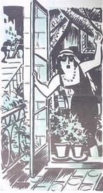 Spotprent Gemengde huwelijken in Nazi-land met tuchthuis..., Verzenden