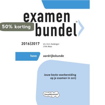 Examenbundel havo Aardrijkskunde 2016/2017 - J.P.M. Maas, Boeken, Schoolboeken, Verzenden, Gelezen, J.P.M. Maas