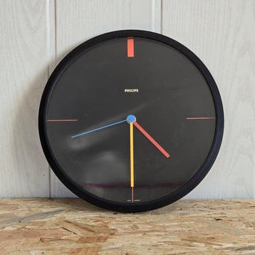 Wandklok - Philips - Modern Plastic - 1980-1990 - Wandklok