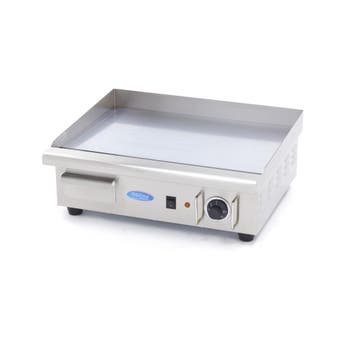 Grillplaat - Glad Chroom - 55 cm - incl. Opvangbak, Verzenden, Nieuw, Tafelgrill