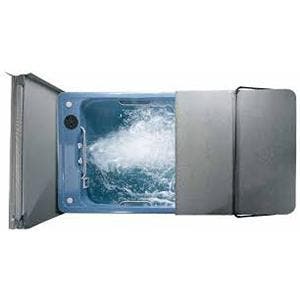 Zwemspa Cover – 590 x 230 cm, Ophalen, Nieuw, Afdekzeil