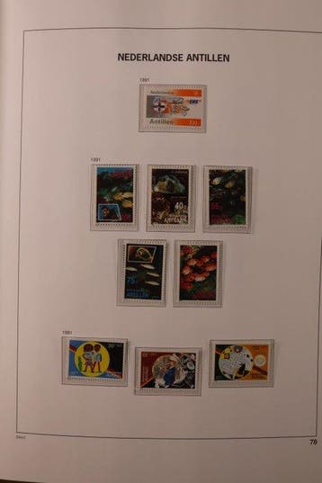 Nederlandse Antillen 1991/2010 - Complete collectie in DAVO, Gestempeld