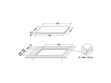 BAUKNECHT BS2977FAL - Inductiekookplaat - 4 zones 1 Flexi, Verzenden, Nieuw