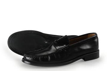 Manfield Loafers in maat 37 Zwart, Verzenden, Zwart, Overige typen, Zo goed als nieuw
