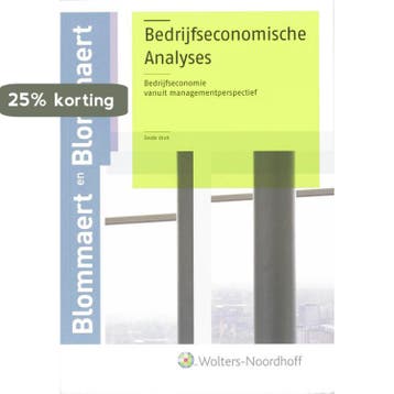 Bedrijfseconomische Analyses - A.M.M. Blommaert, Verzenden, Gelezen, A.M.M. Blommaert