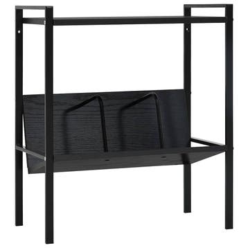 vidaXL Boekenkast met 2 schappen 52x28x59 cm bewerkt hout, Huis en Inrichting, Minder dan 50 cm, Verzenden, Nieuw, Minder dan 100 cm