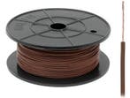 FLRY -B kabel - 1x 0,75mm - Bruin - Rol 100 meter, Doe-het-zelf en Verbouw, Elektra en Kabels, Ophalen of Verzenden, Nieuw, Kabel of Snoer