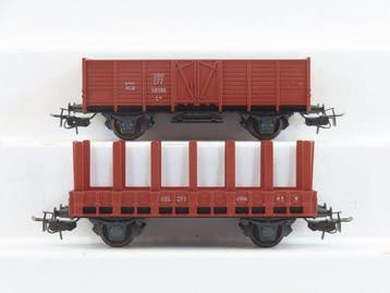 HAG H0 - 330/360 - Modeltrein goederenwagon (2) - 2x, Nieuw
