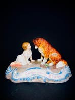 Sitzendorf - Beeldje - Cant you Talk? - Porselein