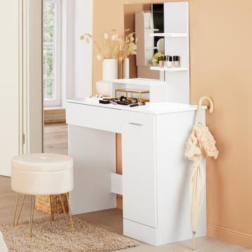 Makeup-tafel Zoe - wit, Huis en Inrichting, Tafels | Kaptafels, Verzenden, Nieuw