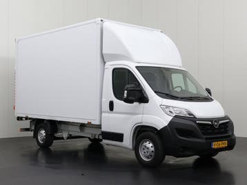 Opel Movano 2.2HDI 140PK Bakwagen+Laadklep, Gebruikt, Euro 6, Wit, Lease