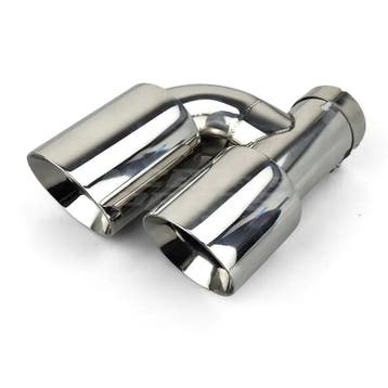 Chrome Dual Right Exhaust Tips 101mm, Ophalen of Verzenden, Nieuw