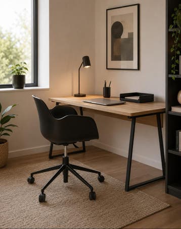 Normann Copenhagen Form Armchair Swivel 5W, zwart, Huis en Inrichting, Stoelen, Ophalen of Verzenden, Gebruikt, Zwart