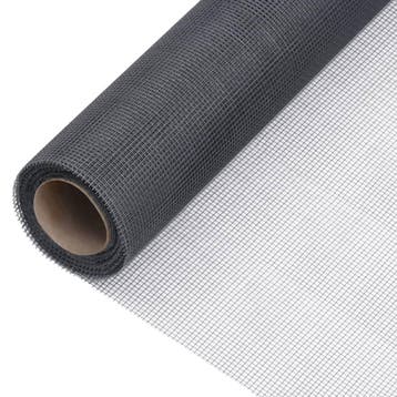 vidaXL Gaas 100x2000 cm glasvezel grijs, Tuin en Terras, Verzenden, Nieuw, Overige materialen, 1 tot 2 meter