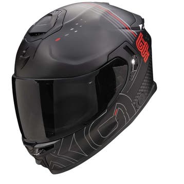 Scorpion EXO-GT SP AIR Techlane Mat Zwart Grijs Rood, Nieuw met kaartje, Overige merken, Heren, Verzenden
