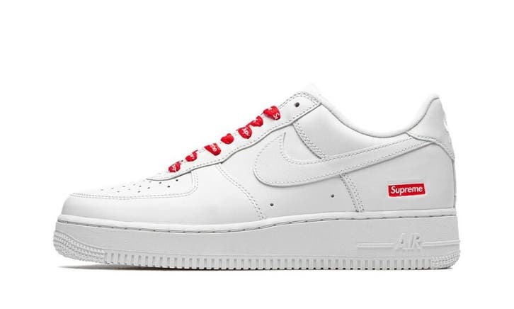 Nike Air Force 1 Low Supreme White, Kleding | Heren, Schoenen